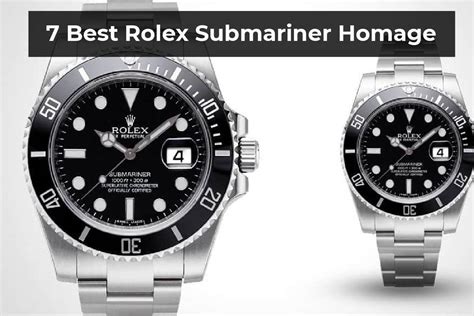 best rolex submariner homage watch